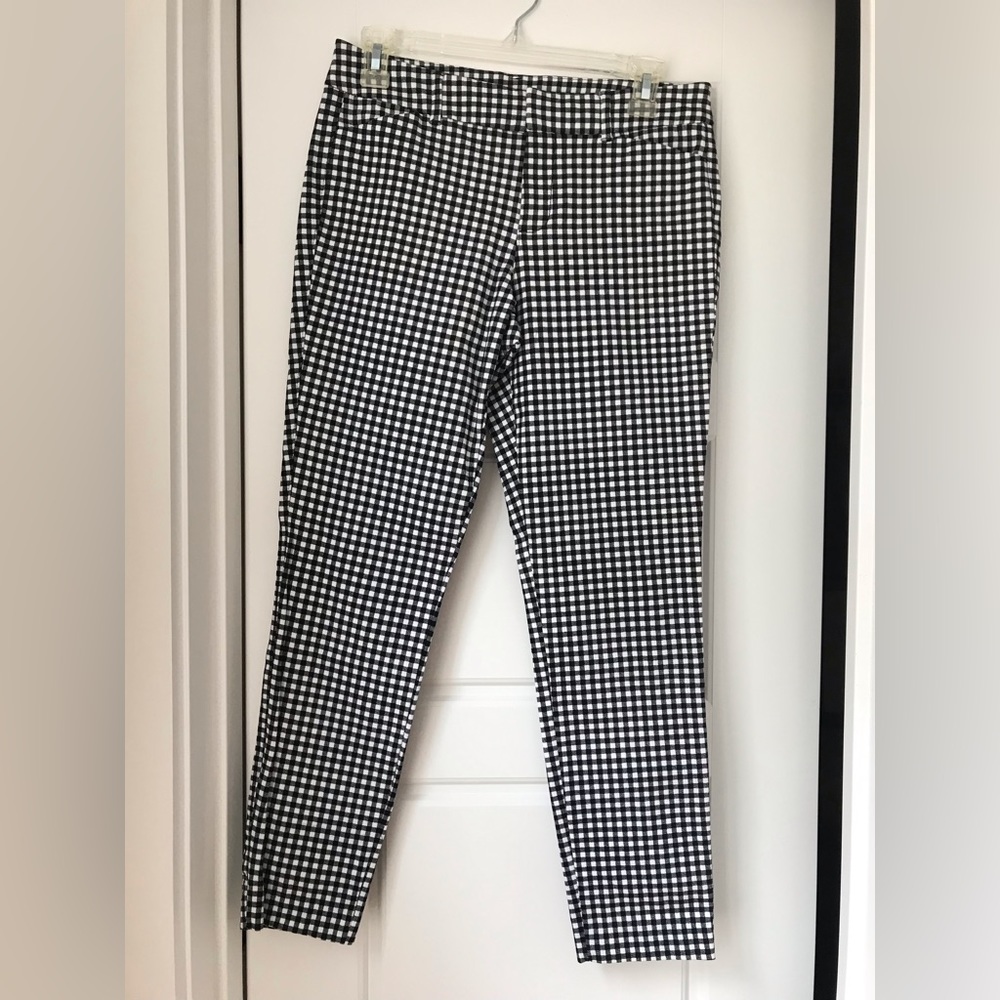 Old Navy Gingham Pixie Ankle Pants